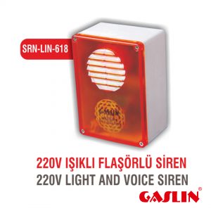 Işıklı Flaşörlü Siren